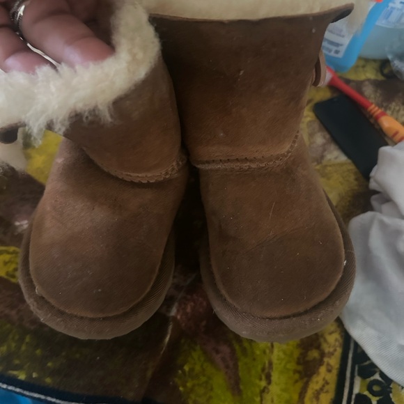 UGG Other - UGG Tan Kids Boots with Cream Lining